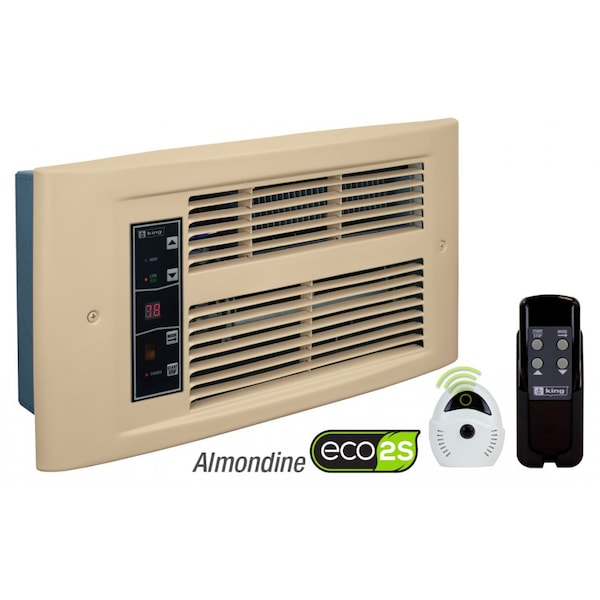 King Electric Px Eco2S Wall Heater 208V, 1750W, Almondine, Color Packaging PX2017-ECO-AD-R - main